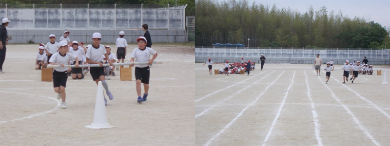 運動会練習3,年2